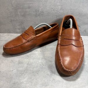 Allen Edmonds Daytona Driving Penny Loafers Shoes Mens Size 11.5 Brown Leather